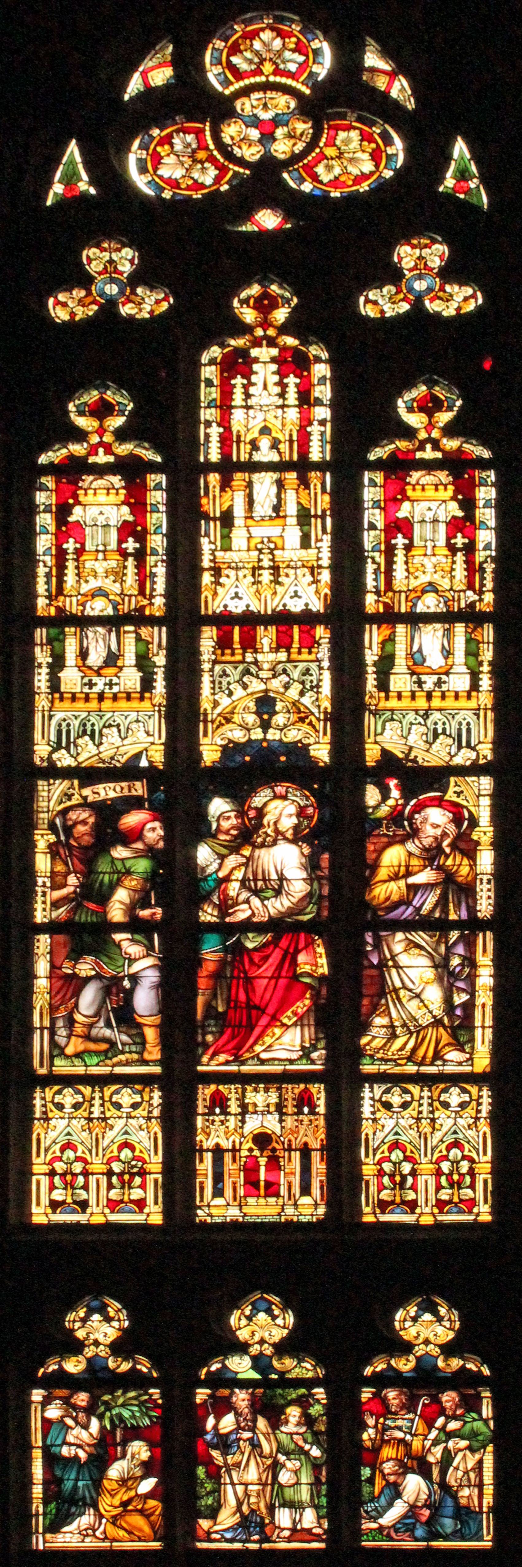 Fenster Gefangennahme Jesu (c) H. Brouwers